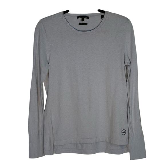 Armani Exchange baby blue Cashmere blend sweater size Small - Picture 1 of 5